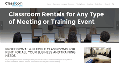 Desktop Screenshot of classroomrental.com